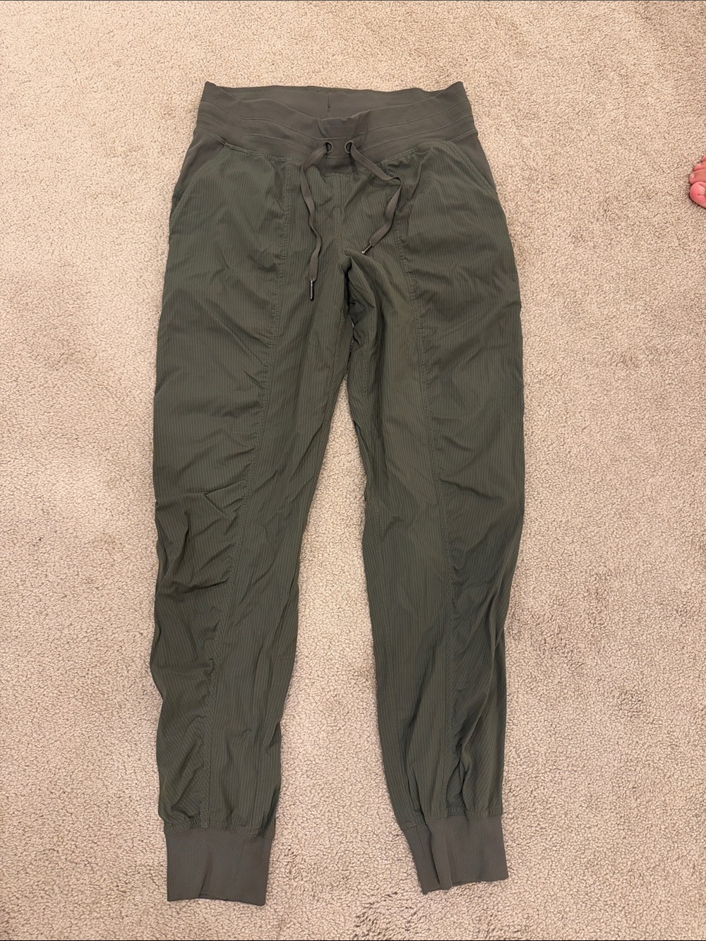 Lululemon Olive Drawstring Jogger Pants